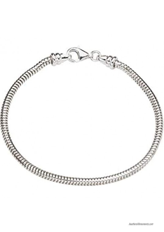 Sterling Silver Snake 7.5 Bracelet