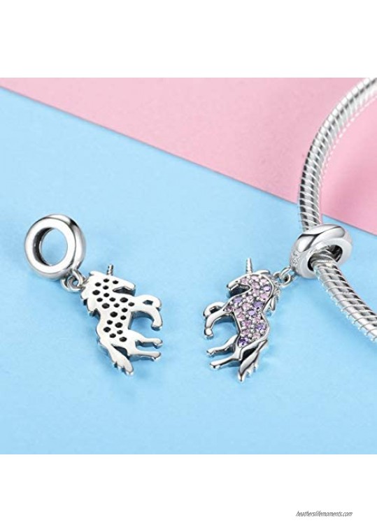 ABAOLA Animals Charm 925 Sterling Silver PET Charm Beads fit Pandora Charms Bracelet & Necklace