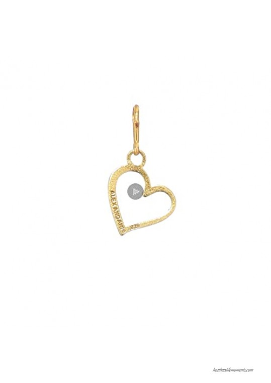 Alex and Ani Women's Heart Charm 14kt Gold Plated Expandable