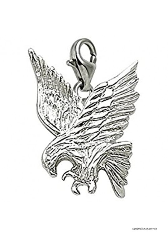 Eagle Charm With Lobster Claw Clasp Charms for Bracelets and Necklaces