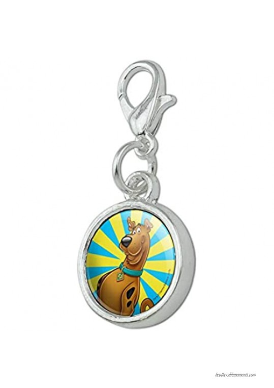 GRAPHICS & MORE Scooby-Doo Character Antiqued Bracelet Pendant Zipper Pull Charm with Lobster Clasp