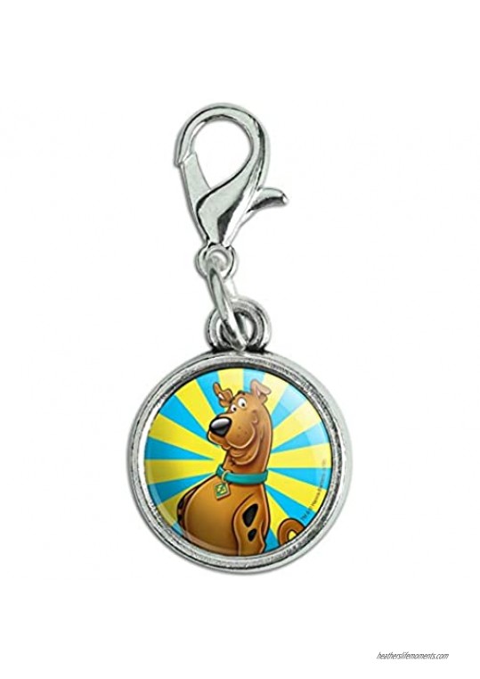 GRAPHICS & MORE Scooby-Doo Character Antiqued Bracelet Pendant Zipper Pull Charm with Lobster Clasp
