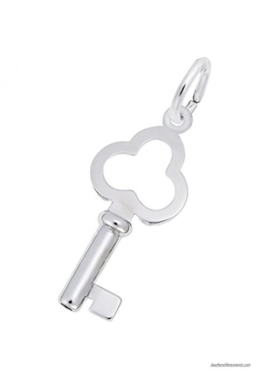 Scallop Key Charm Charms for Bracelets and Necklaces
