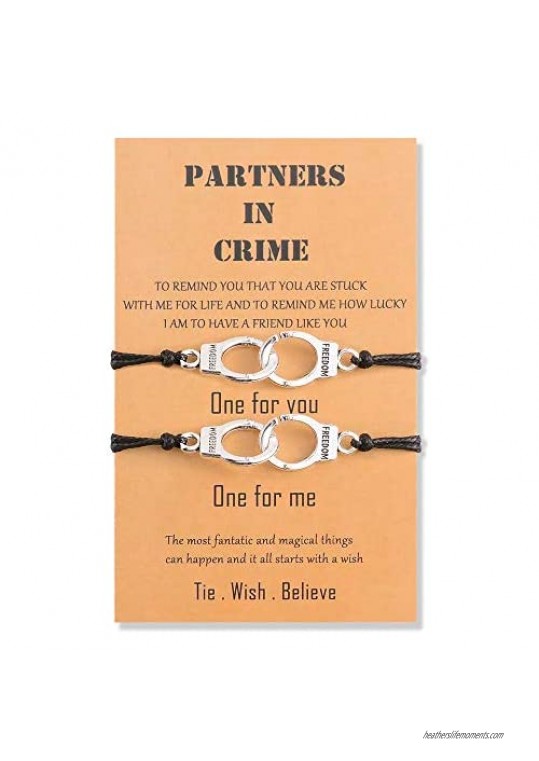 BOCHOI Bff Friendship Bracelet for Girls Women Men Couples Boys Bestfriend Lovers Matching Wish Handmade Bracelet Jewelry Gift Birthday
